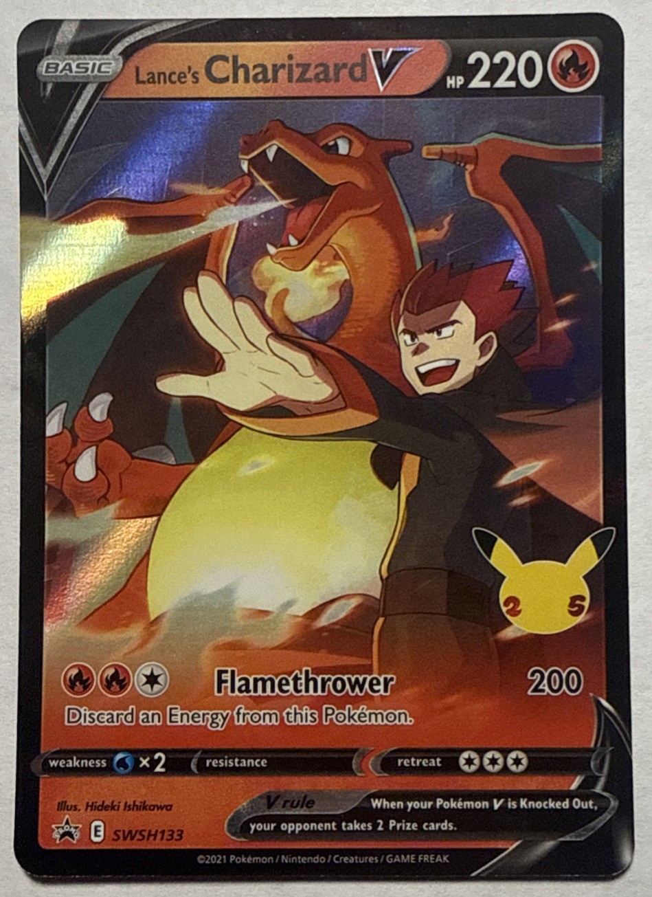 Lance's Charizard V - Holo Promo SWSH: Sword & Shield Promo SWSH133 NM/M