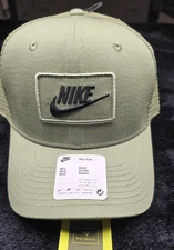 Nike Rise Cap Unisex Snapback Trucker Hat Olive Green Size M/L L/XL FV5543-386