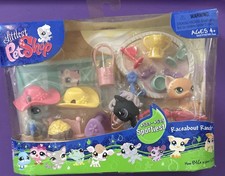 LPS Raceabout Ranch Shorthair Cat, Horses #524 #524 #535. 2007 NEW In Package