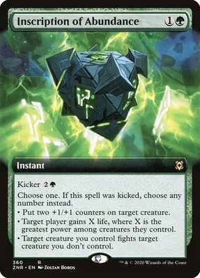 MtG+ - FOLIE Inschrift des Überflusses - ZNR-EN