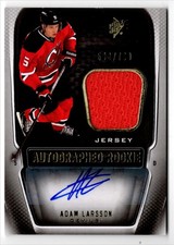 2011-12 SPx Spectrum Jersey Auto Rookie Adam Larsson Rookie Auto Jersey 580/799