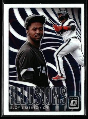 Eloy Jimenez 2020 Donruss Optic #OI-8 Optic Illusions Chicago White Sox