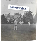Vintage Photo Houses Fielders Cricket Match At St.Neots Cambridgeshire 1906