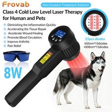 LLLT Class 4 Laser Therapy Device 8000mW Vet Laser for Chronic Pain Relief Pets