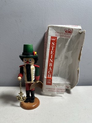 Steinbach Mini Christopher Columbus Nutcracker w/Anchor & Sign 1492-1992 5'' Tall