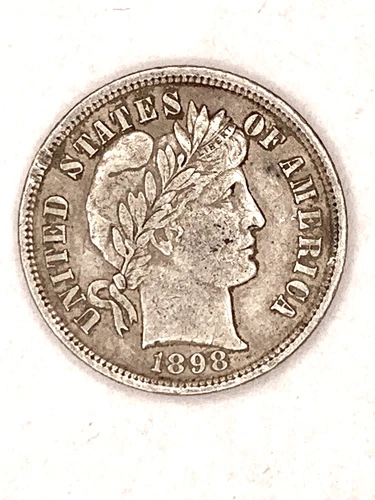 1898-P Barber Dime