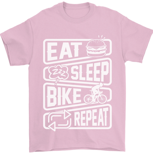 Cycling Eat Sleep Bike Repeat Funny Bicycle Mens T-Shirt 100% Cotton - Picture 60 of 101