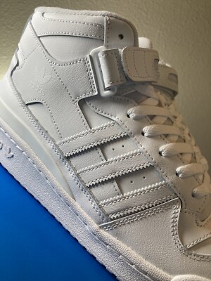 Adidas FORUM MID / Men's Size 11 / FY4975 / CLEAN ALL WHITE