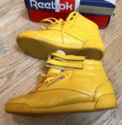 reebok freestyle hi gold