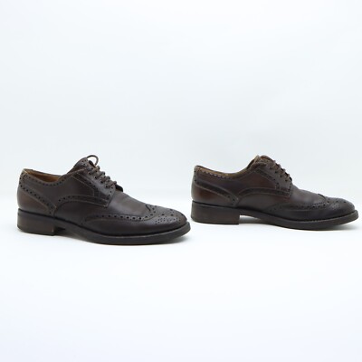 Francesco Benigno Herren Stringata Nummer 42 Gebraucht (SS4200) Braunes Leder