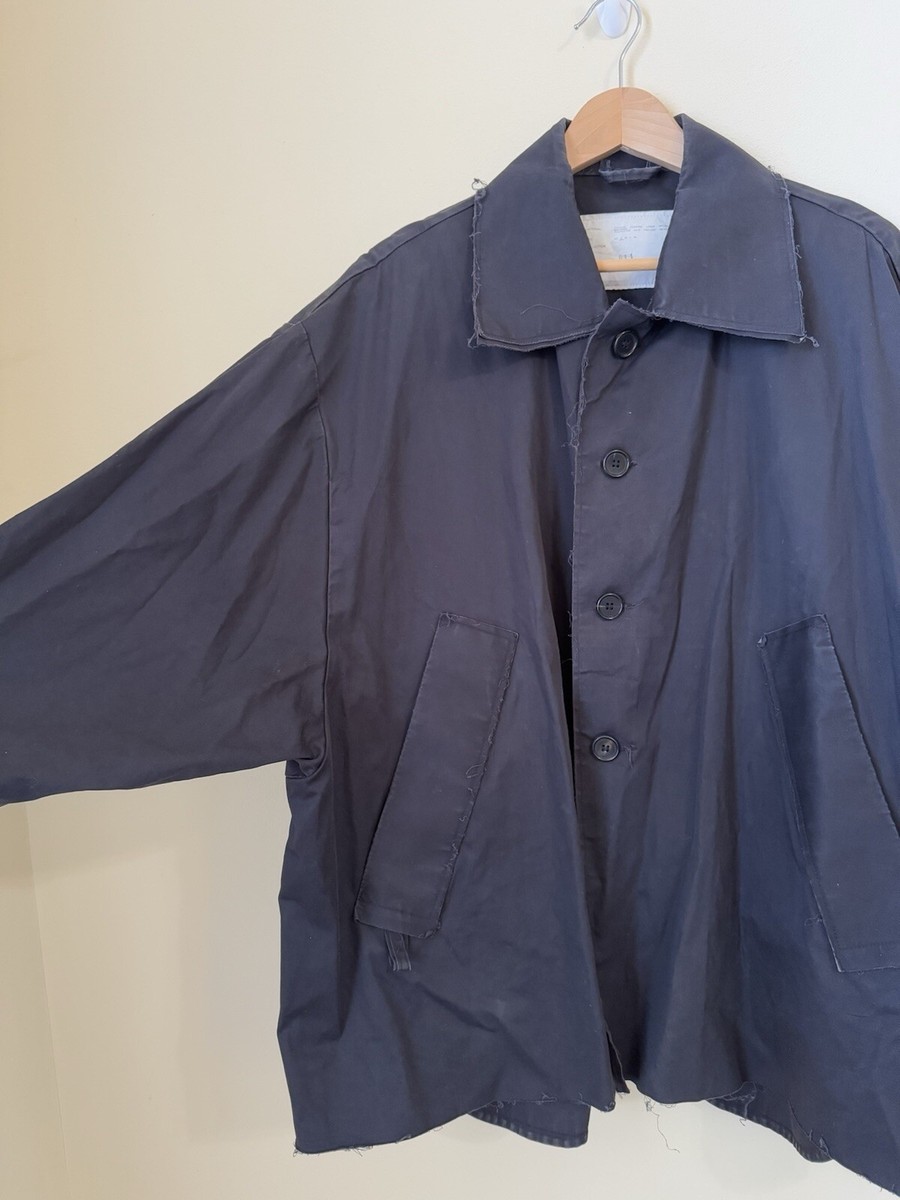 Camiel Fortgens Oversized Mackintosh Short Jacket Black Camiel Fortgens Oversized Mackintosh Short Jacket Black
