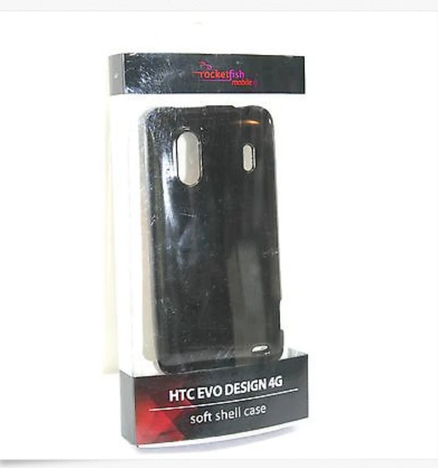 ROCKETFISH MOBILE Soft Shell Case for HTC EVO Design 4G RF-HED4T2B USED - Image 3 of 4