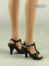 1/6 Phicen, TBLeague, Kumik, NT - Female Sexy Black Ankle Strap High Heel Shoes