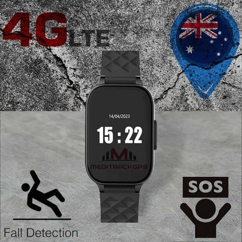 MediTrackGPS® MT52 Fall Detection Elderly Senior SOS Smart Watch, Two-way Calls - 第 1/5 張圖片