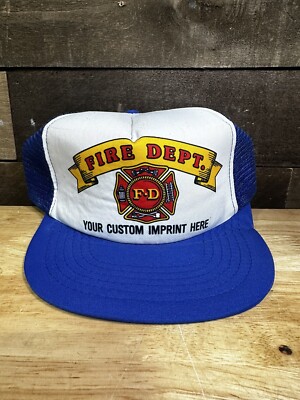 Vintage Civic Supply Company Fire Dept. Salesmans Sample Snapback Hat