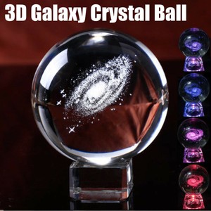 Details About Engraved Solar System Ball 3d Miniature Planets Model Sphere Crystal Ball Base