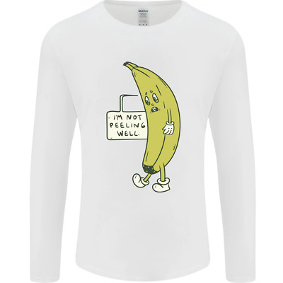 Langarm-T-Shirt I'm Not Peeling Well Funny Ill Banana für Herren