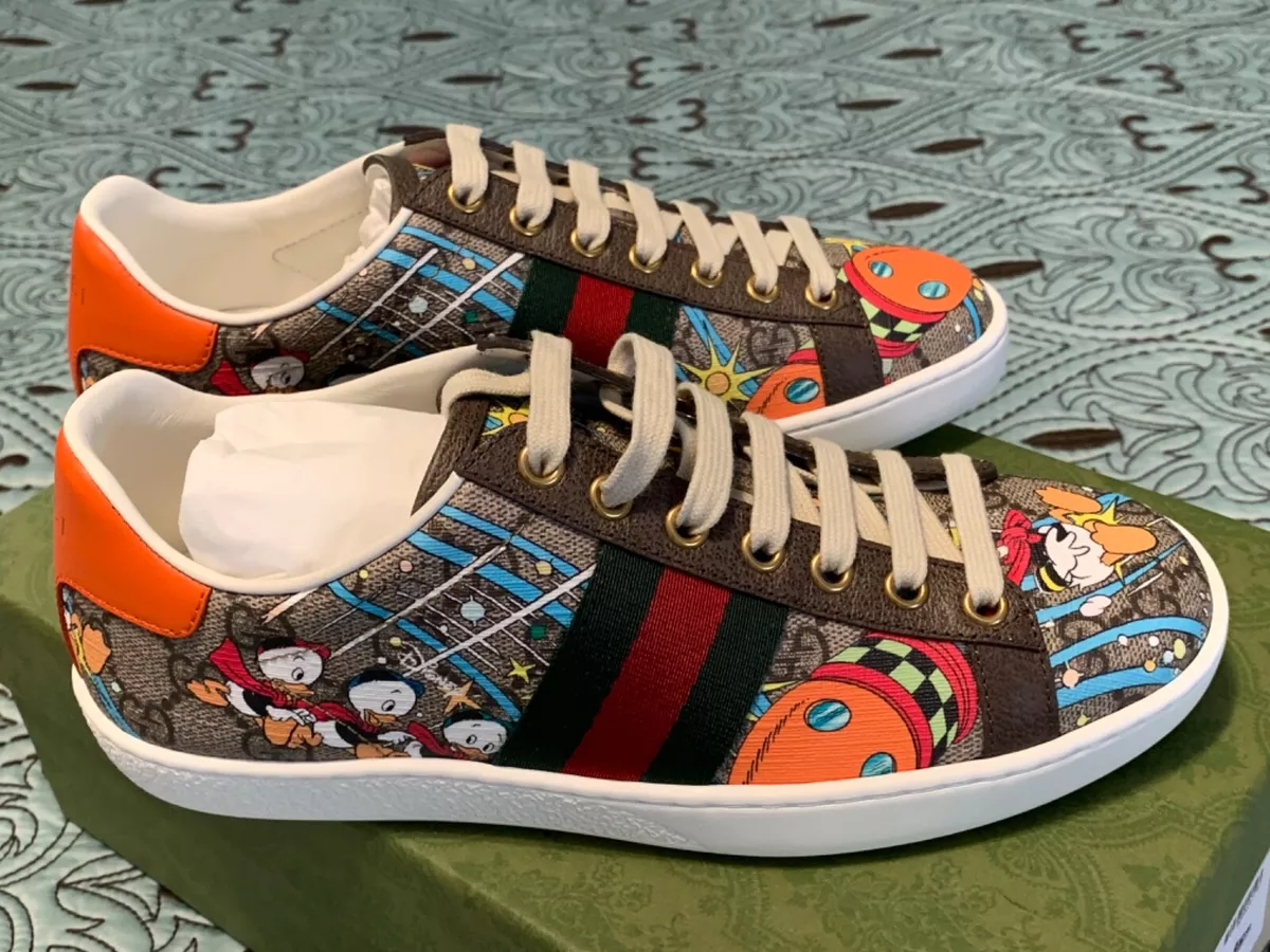 Gucci Disney Collection Donald Duck,Huey,Dewey &amp; Louie sneakers NIB | eBay