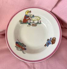 VTG IROQUOIS REST.  WARE 7 CHILDS RIMMED BOWL...
