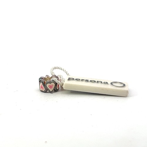 Persona Sterling Silver "Blushing Hearts" Bead Charm H11967P1