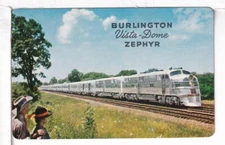 Single Railroad Playing Card "Chicago Burling, Quincy, CBQ-14" Bollhagen, Stand