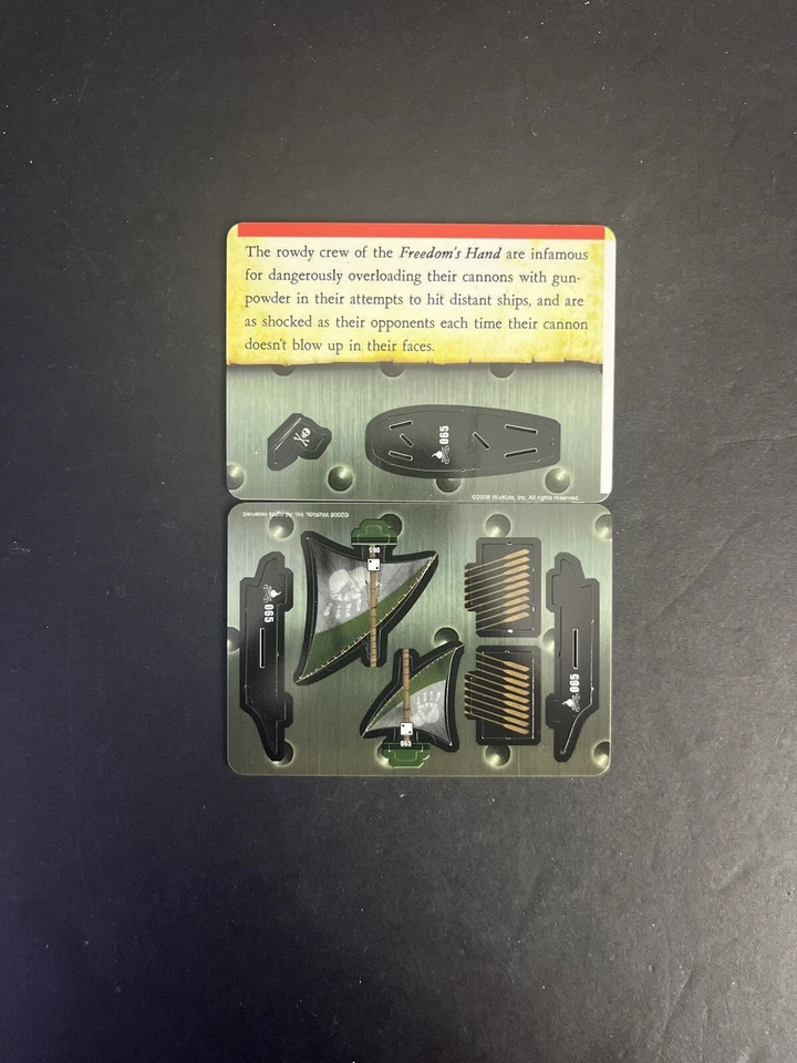 Wizkids Pirates Pocketmodel - Freedom's Hand Collectible Ship - Image 2 of 2