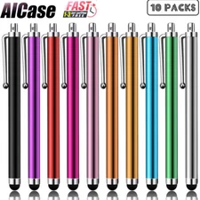Universal 10pcs Metal Stylus Pen Touch Screen For Cell Phone Tablet iPod iPad PC