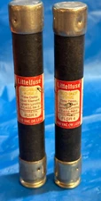 LITTELFUSE SLO-BLO FUSE FLSR-4 CLASS RK-5 600 VAC OR LESS *LOT OF 2*