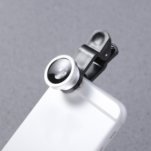 3 in Fisheye Weitwinkel -Makroobjektiv Set Handy-Objektiv-Clip Für - 第 8/12 張圖片