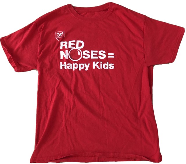 walgreens red nose shirt