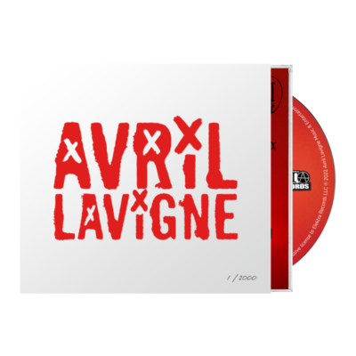 AVRIL LAVIGNE OFFICIAL LOVE SUX UK EXCLUSIVE SPRAY PAINTED CD