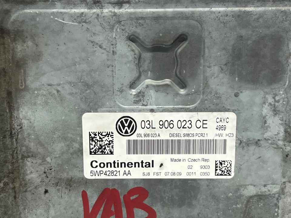  2009 VOLKSWAGEN GOLF MK6 1.6TDI-MANUAL 105BHP ECU 03L 906 023 CE - Image 2 of 4