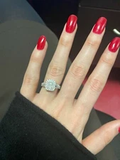 Diamond Ring from Zales. Natural Diamond 1.19 Carat VS2 Clarity. GIA Certified.