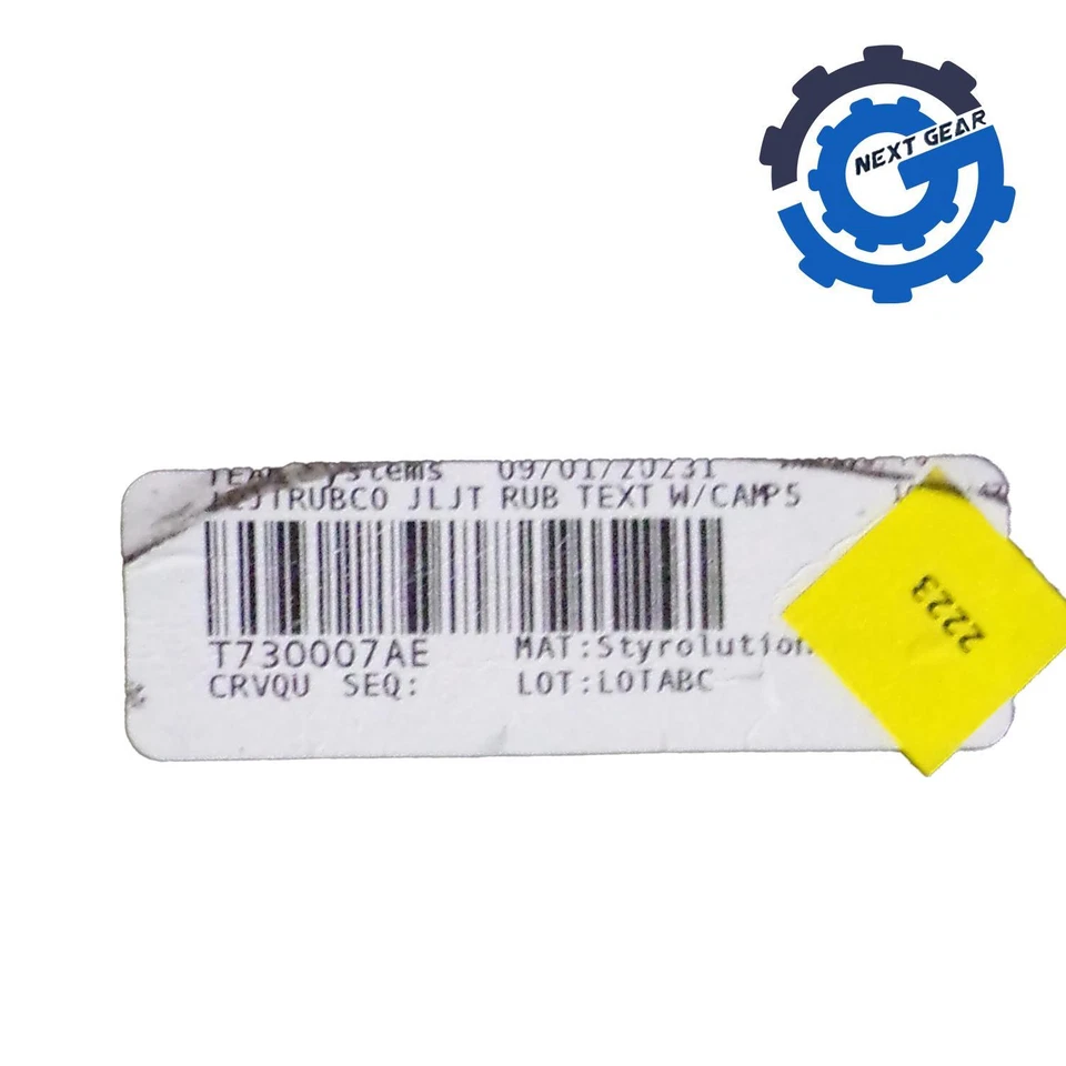 Nuevo inserto de rejilla Mopar OEM con orificio para cámara Jeep Wrangler 2023-2024 7HQ99RXFAA Foto 3 de 3