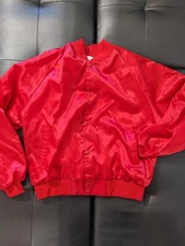 Vintage Auburn Sportswear Pizza Place Bomber Varsity Jacket. 80’s USA XL