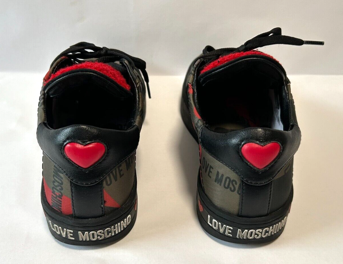 マメ EU37/24cm Love Moschino Camouflage Sneaker Women's Size EU37 Shoes