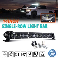 Single Row 14inch Led Light Bar Combo Spot Flood Offroad Suv Boat Atv Truck 4wd Single Row 14inch Led Light Bar Combo Spot Flood Offroad Suv Boat Atv Truck 4wd