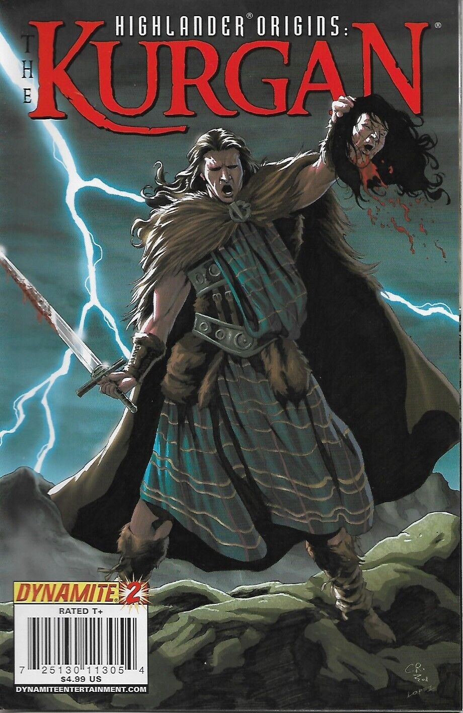 HIGHLANDER ORIGINS - KURGAN (2008) #2 A  - Back Issue (S)
