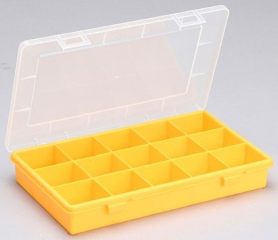 Allit Sortimentskasten EuroPlus Basic 29/15 gelb/transparent Aufbewahrung