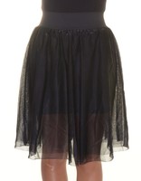 Material Girl Junior's Caviar Black Skirt Size L on sale Material Girl Junior's Caviar Black Skirt Size L on sale
