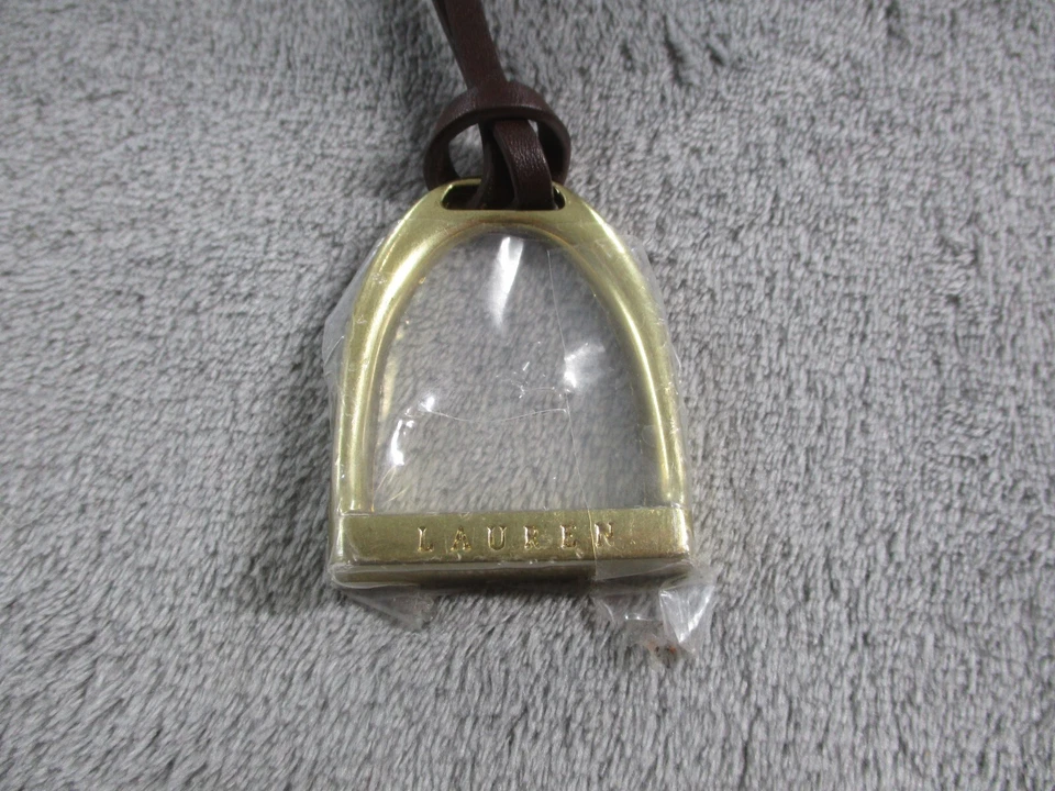 Lauren Ralph Lauren Monogram 单肩包限量版帆布皮革小饰品 * — 第 4/4 张图片