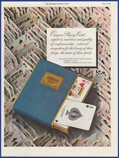 Vintage 1946 CONGRESS Playing Cards Game Ephemera 40's Print Ad