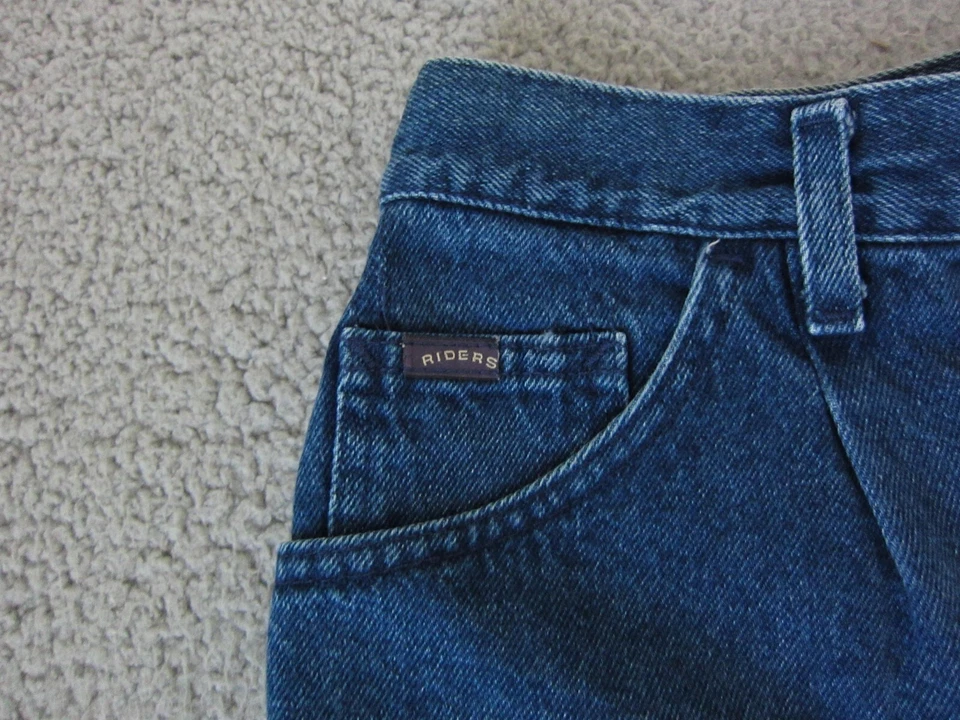 Pantalones Cortos Lee Jean De Colección Talla 14 Med Para Mujer Azul Denim Jeans Algodón Pantalones Cortos Foto 3 de 4