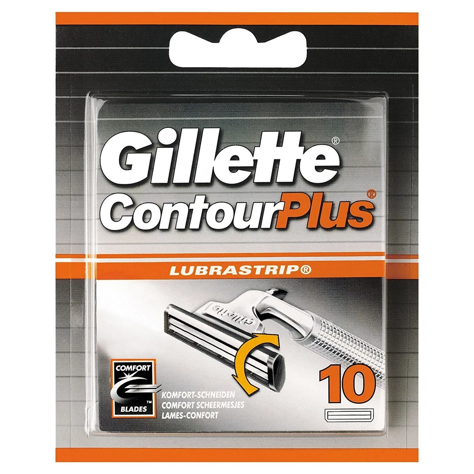 100 x Gillette Contour Plus mit Lubrastrip in Originalkarton