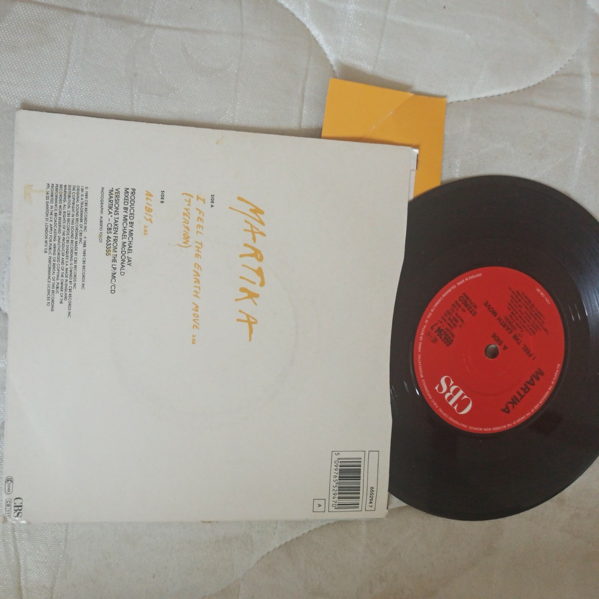 洋楽 Martika Martika – I Feel The Earth Move – Vinyl (7