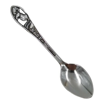 Wyoming Souvenir Spoon US Collectible Equality State Buck Deer Vintage
