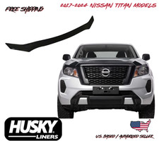 2017-2024 Nissan Titan Aeroskin Low Profile Hood Flat Bug Shield Protector 2017-2024 Nissan Titan Aeroskin Low Profile Hood Flat Bug Shield Protector