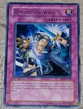 Yu-Gi-Oh! 1st Edition *Dimension Wall* Trap Card #CRV-EN059 Ultimate Super Rare