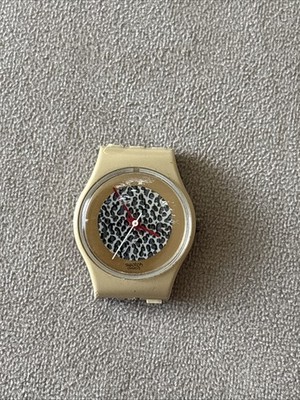 Swatch Watch Women 1985 Great Condition Working Vintage Rare No Straps