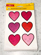 New 24 VALENTINE'S DAY CARDS 24 ENVELOPES AMERICAN GREETINGS Hearts